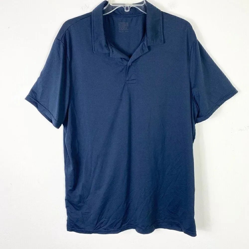 Men’s 32 Degrees Cool Dark Navy Polo Shirt Size L